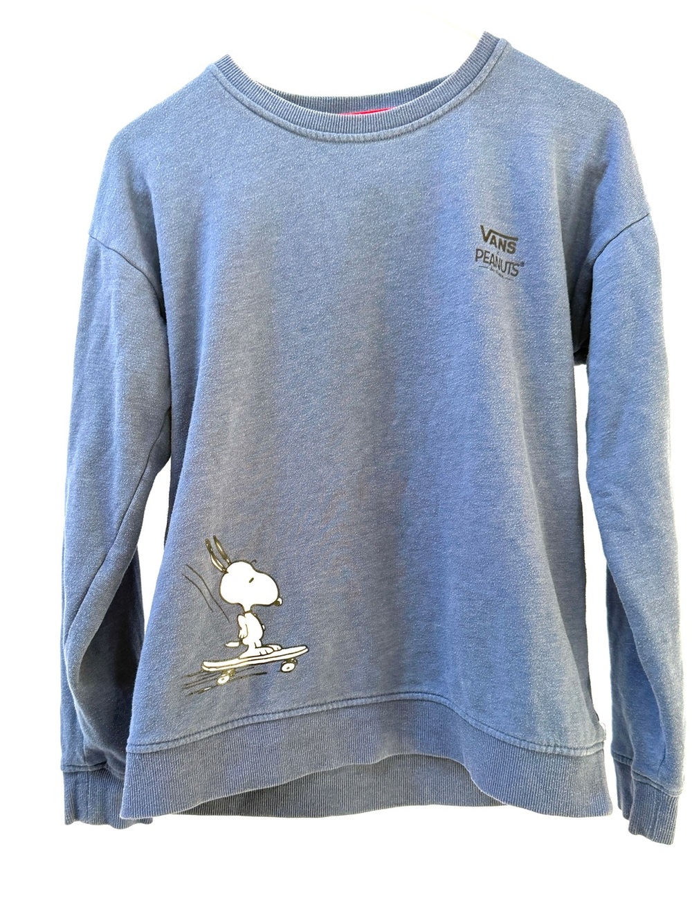 Vans Peanuts Snoopy Skateboard Crewneck Sweatshirt, Size XS-S